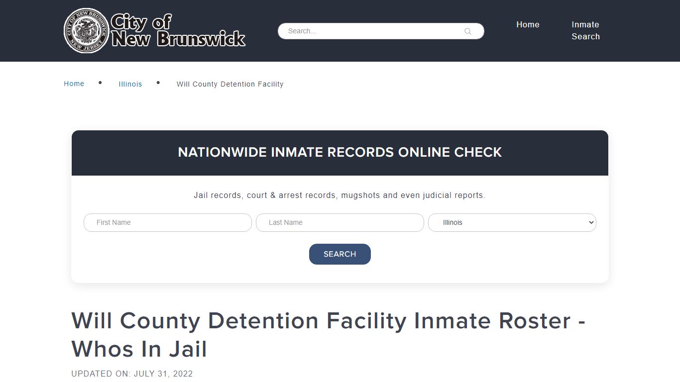 Will County Detention Facility Inmate Roster - Whos In Jail